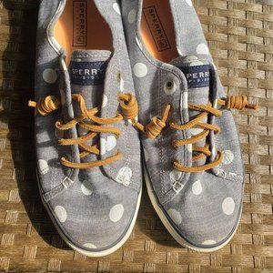 Sperry Top- Sider polka dot loafers.